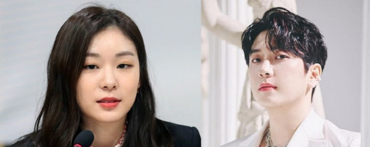 김연아와 포레스텔라 고우림. <연합뉴스, 고우림 인스타그램 캡처>